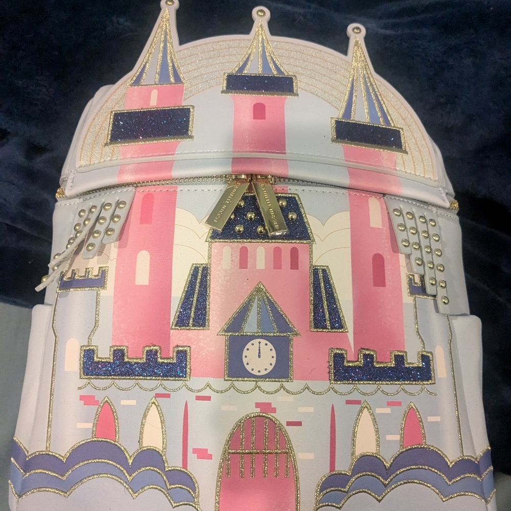 NWT Disney Castle mini backpack